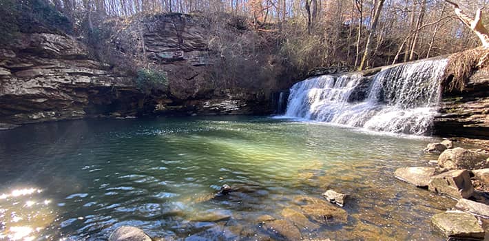 Mardis Mills Falls in Alabama